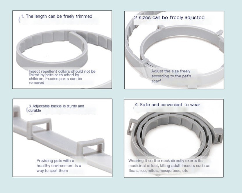 Cat and Dog Flea and Tick Prevention Collar