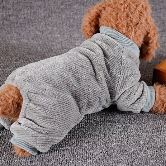 Casual Solid Color Clothes for Dogs (Four-legged)