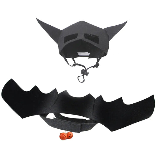 Halloween Pet Costume - Bat Wings and Corset