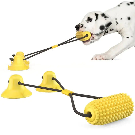 Floating Dog Toy with Suction Cup and Sound