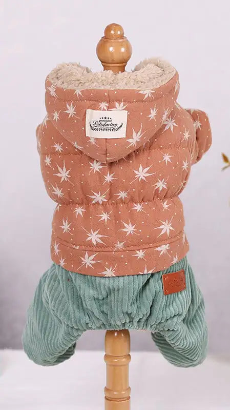 Cute Padded Four-Legged Clothes for Small Dogs