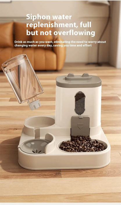 Automatic Pet Feeder Dog Basin Cat Bowl Supplies Water Dispenser