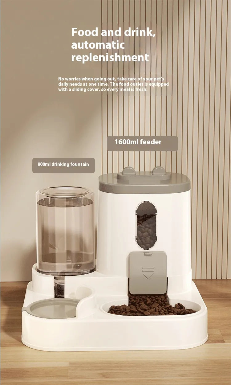 Automatic Pet Feeder Dog Basin Cat Bowl Supplies Water Dispenser