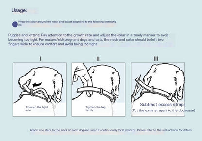 Cat and Dog Flea and Tick Prevention Collar